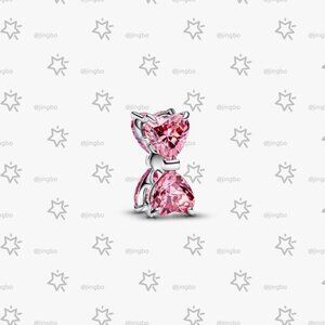 Pandora Pink Bow Charm